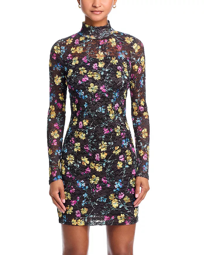 Puckered Lace Dress