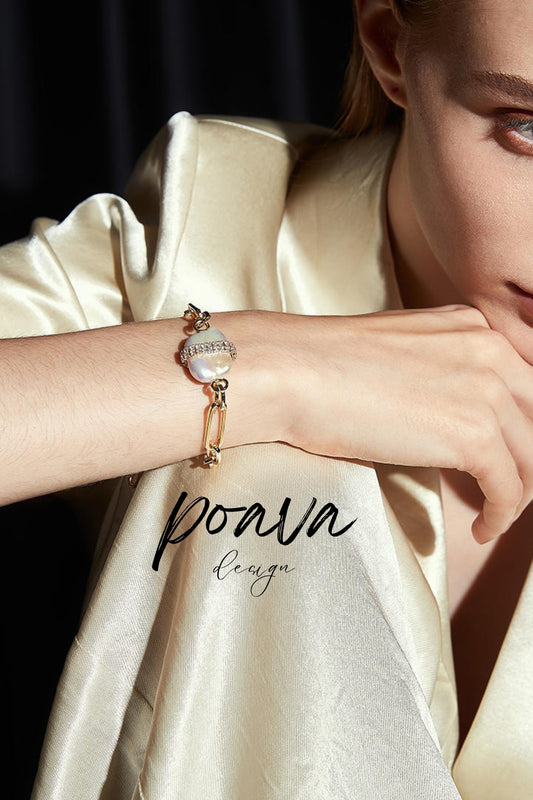 Pearl embellished bracelet