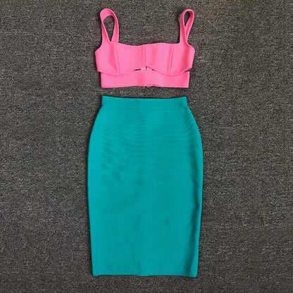 BANDAGE BODYCON DRESS SET