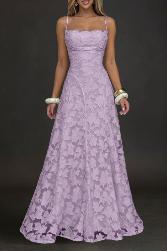 Francis Maxi Dress-Purple