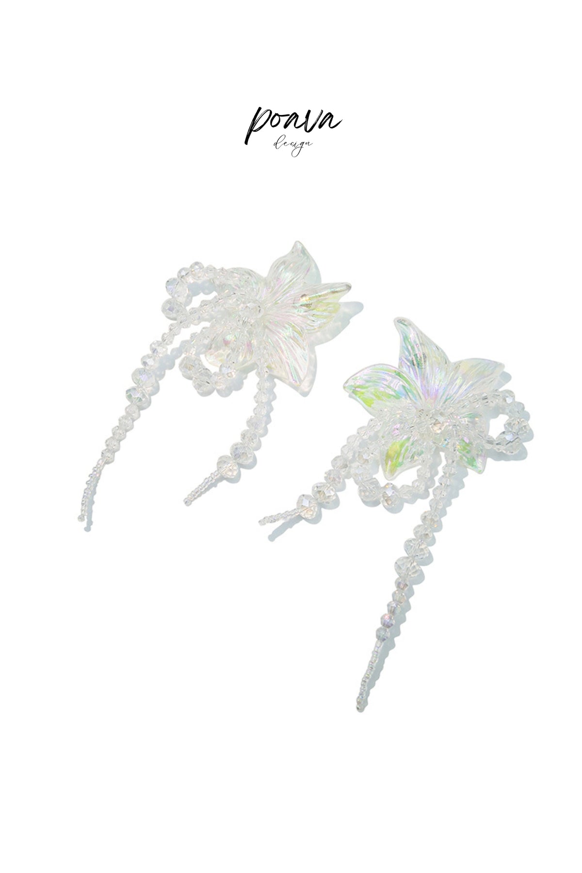 Crystal Flower Earrings