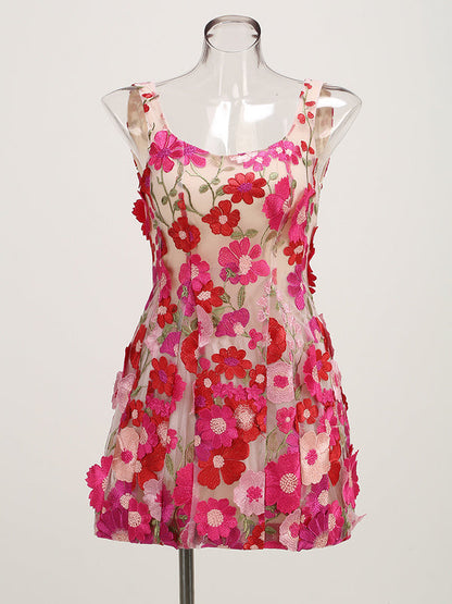 FLORAL MINI DRESS