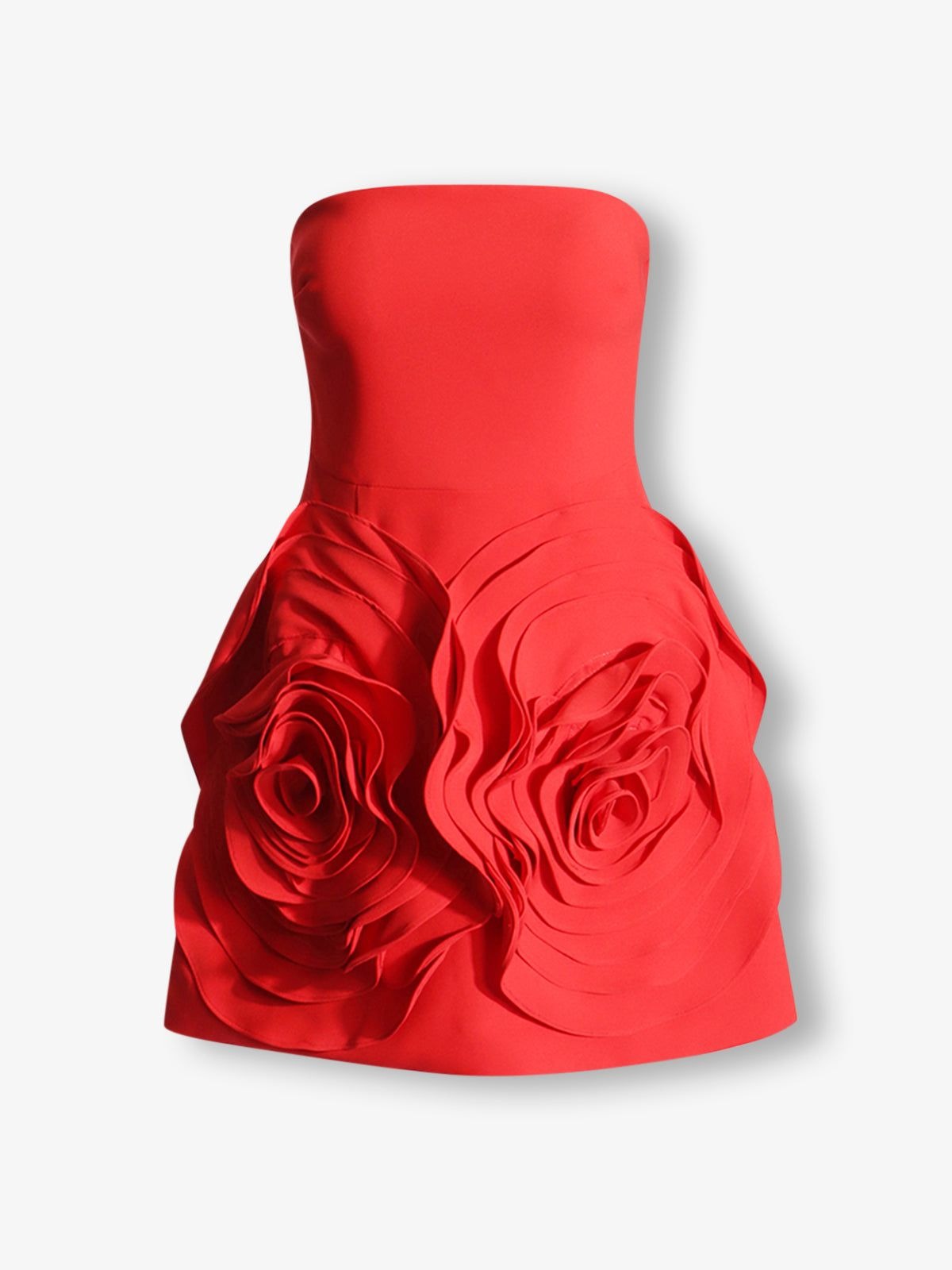 Shaha Floral Strapless Mini Dress