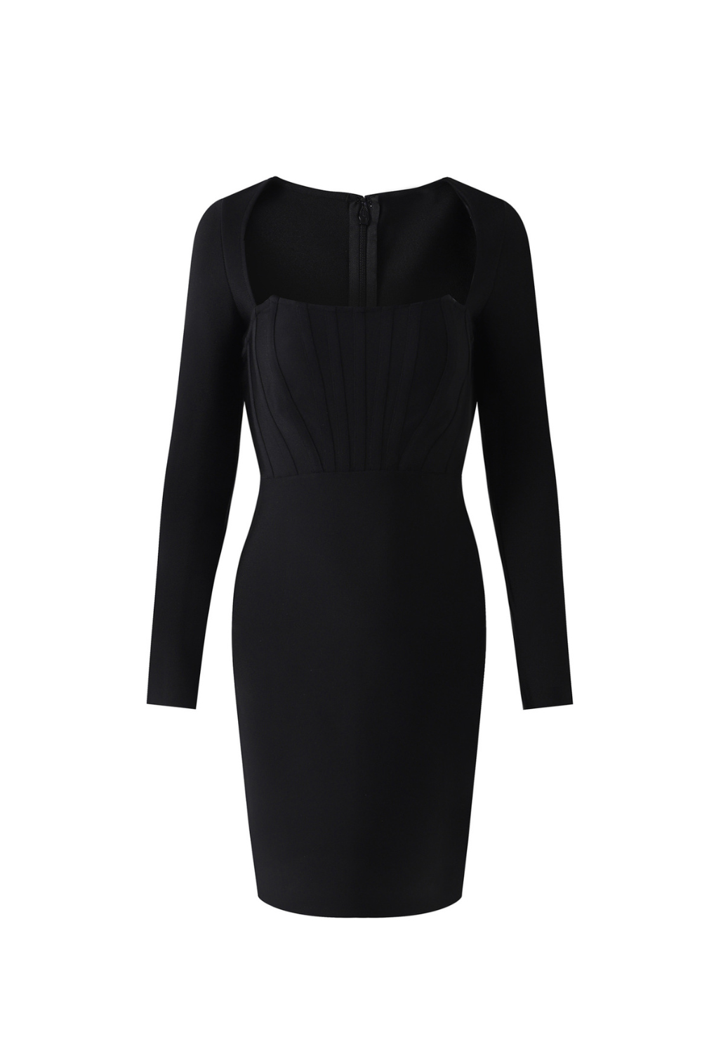 alexandra bodycon bandage mini dress in black