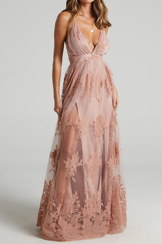 Promenade Maxi Dress in Blush