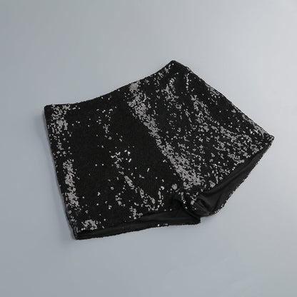 ashley sequin strap maxi dress in black
