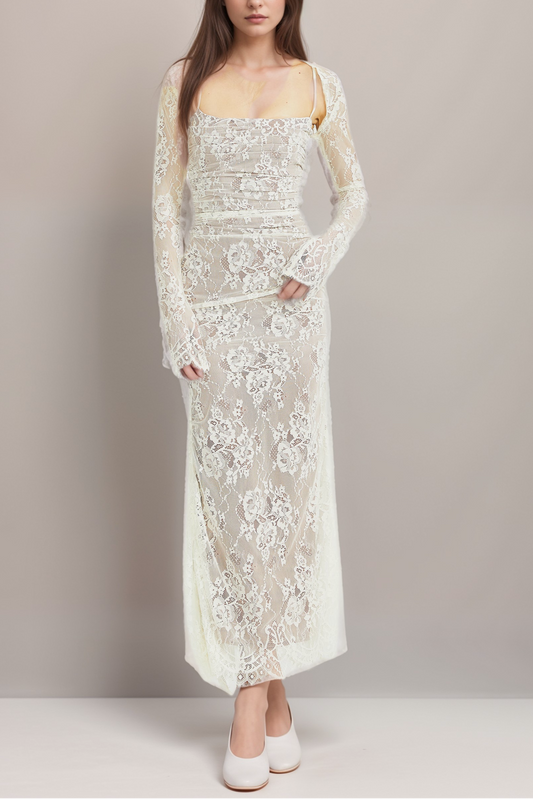 Valérie lace maxi dress