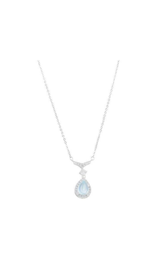 AQUAMARINE COLLARBONE NECKLACE