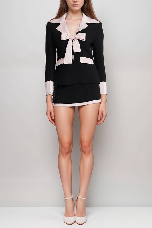 jacket & skirt matching set