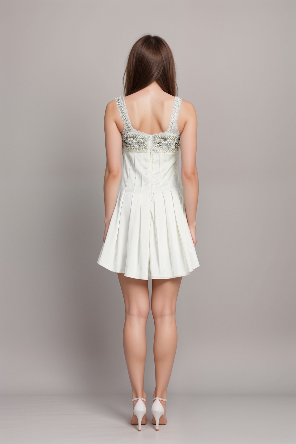 Joséphine crystal-embellished mini dress
