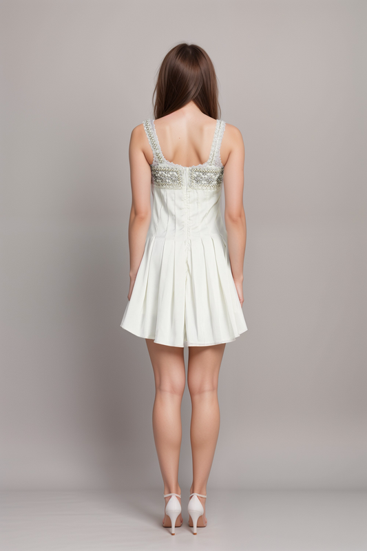 Joséphine crystal-embellished mini dress