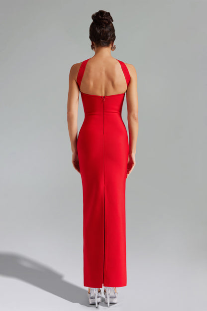 Rosee Sleeveless Bandage Maxi Dress