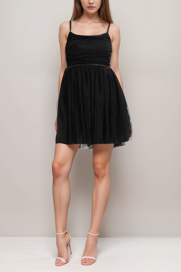 Catriona embellished tulle mini dress