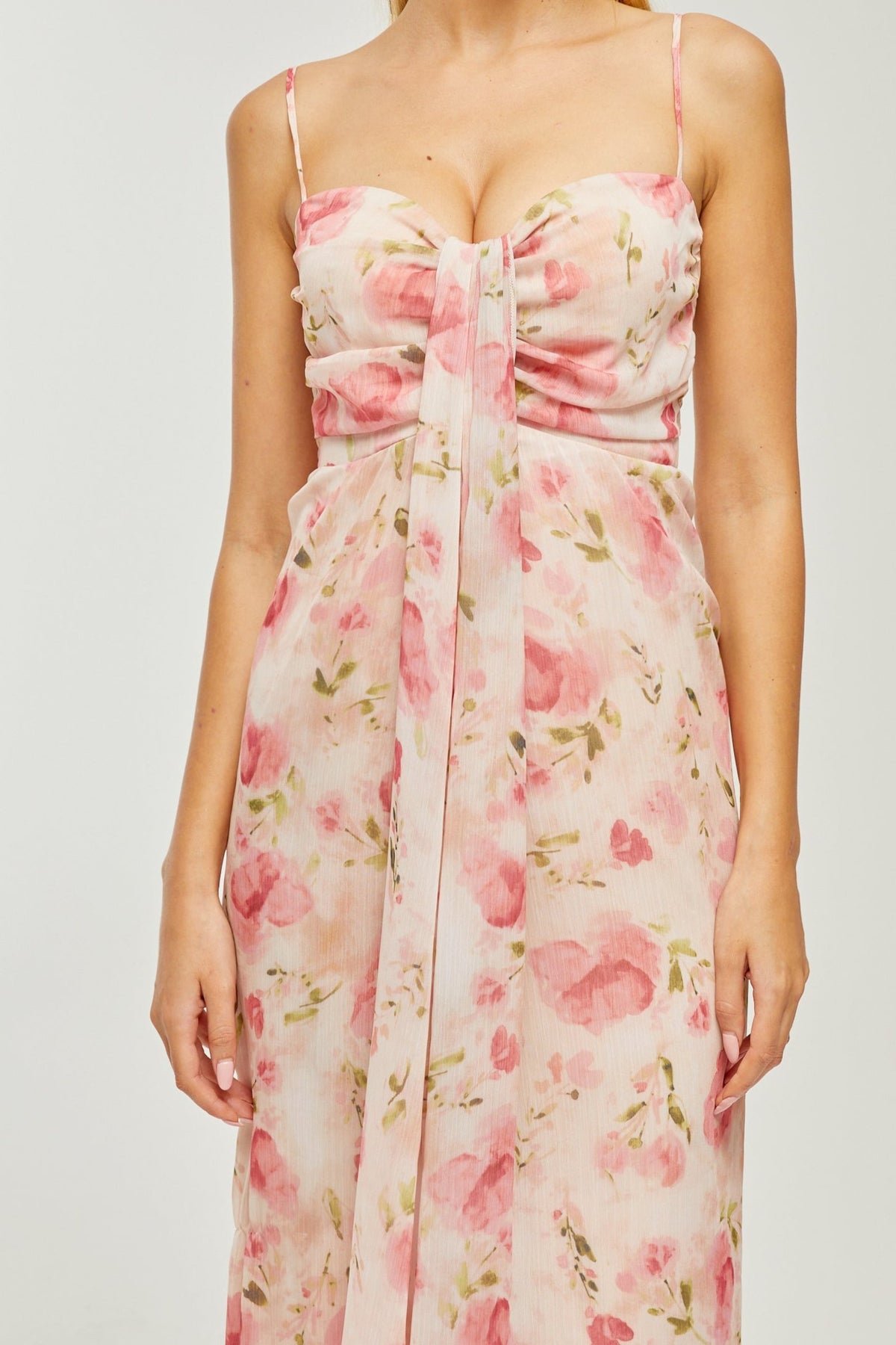 Sylvie floral-print midi dress