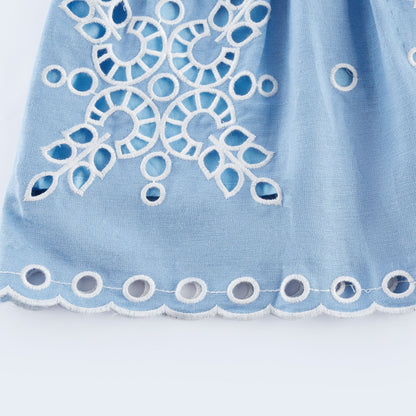 Holly broderie-anglaise mini dress