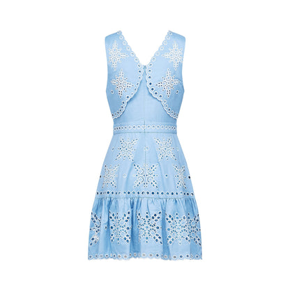 Holly broderie-anglaise mini dress