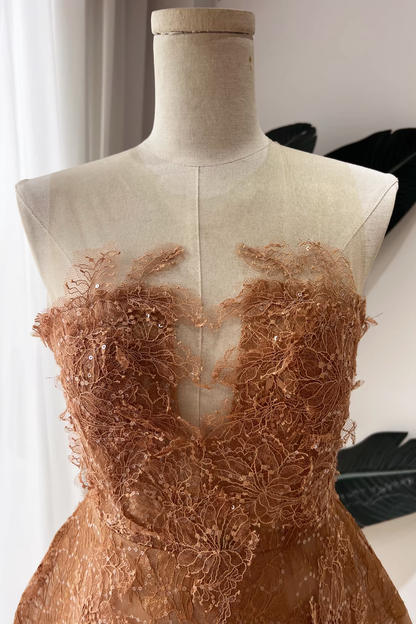 HONEY BEADED LACE DRESS
