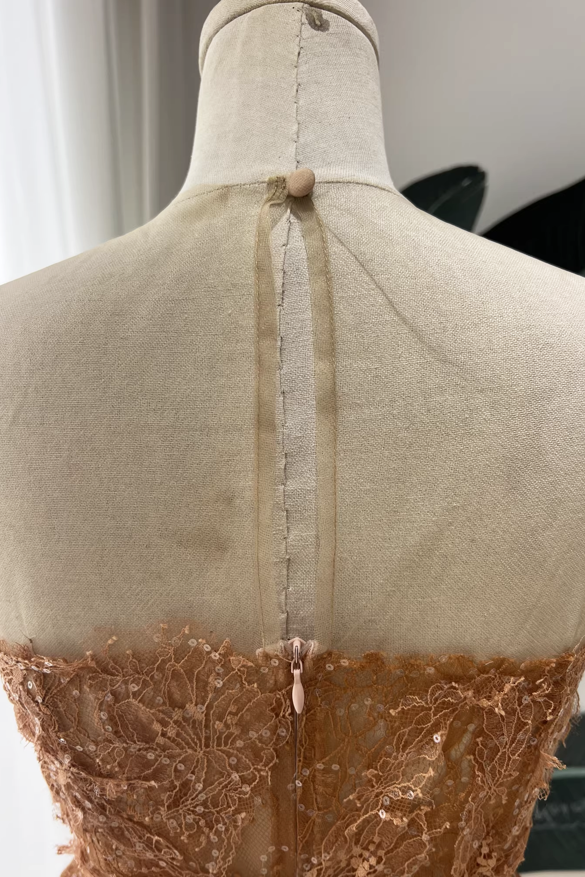 HONEY BEADED LACE DRESS