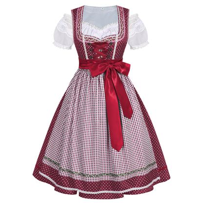 Women’s Oktoberfest Dirndl Dress Traditional Bavarian midi dress