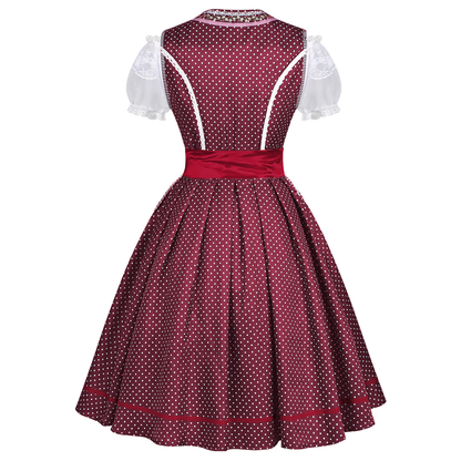 Women’s Oktoberfest Dirndl Dress Traditional Bavarian midi dress