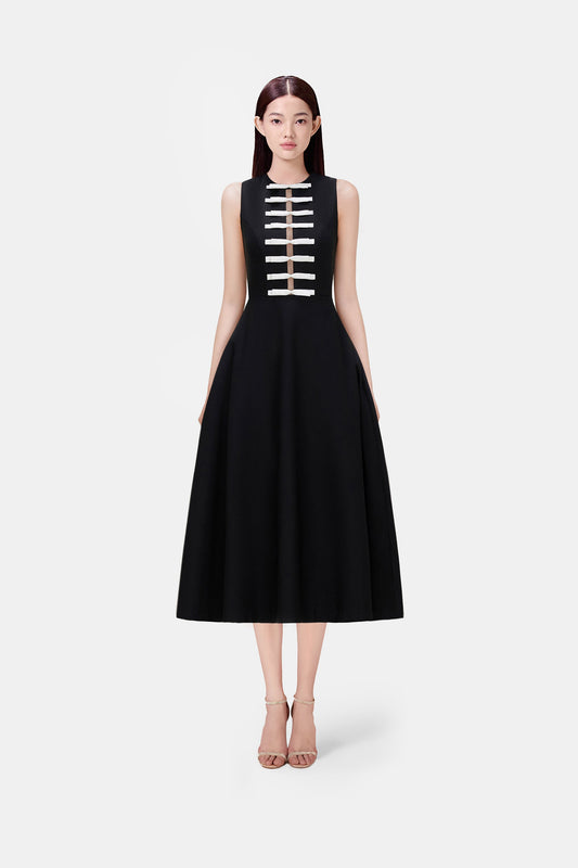 Bows Midi Dress