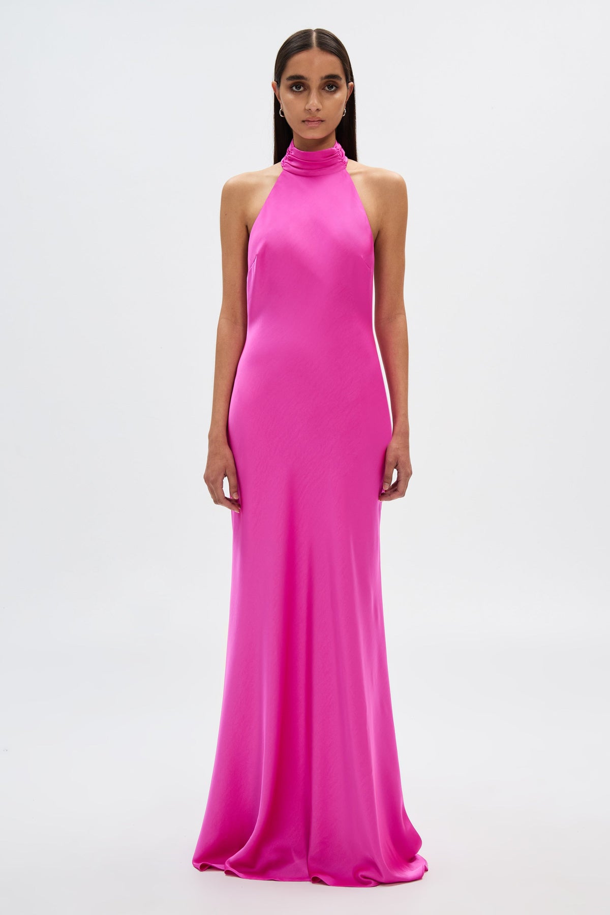 THE 'EVIANNA' SATIN DRESS