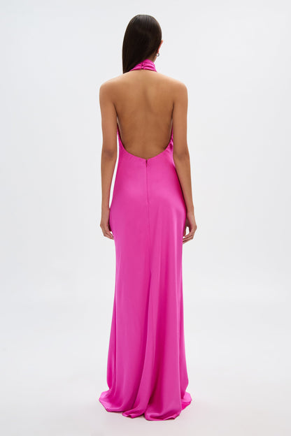 THE 'EVIANNA' SATIN DRESS