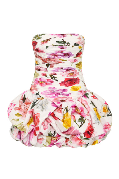 Violette Bubble Hem Mini Dress