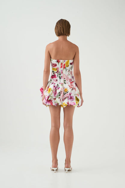 Violette Bubble Hem Mini Dress