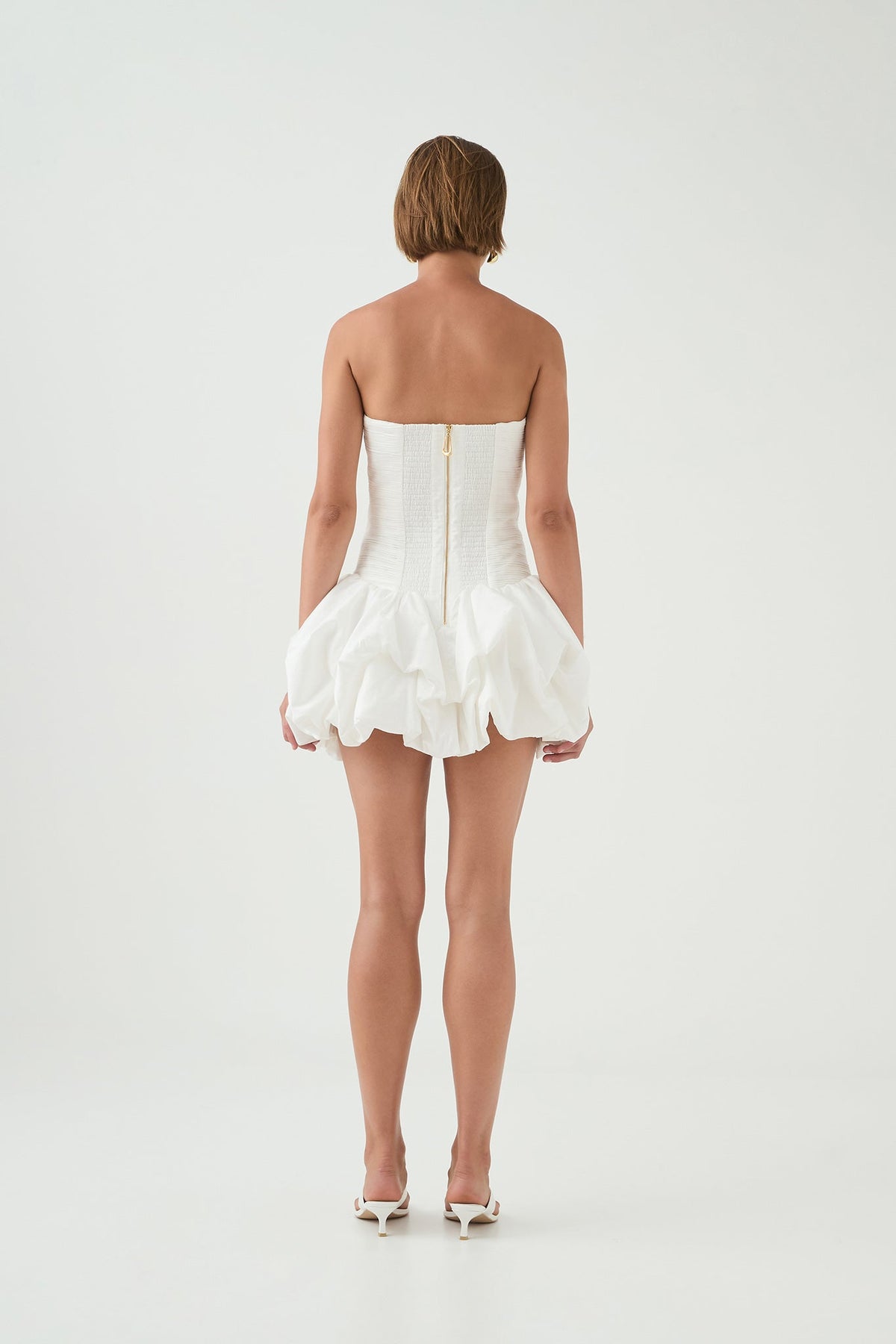 Violette Bubble Hem Mini Dress
