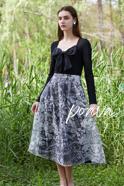 Floral mesh skirts