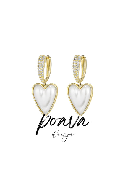 embellished drop earrings