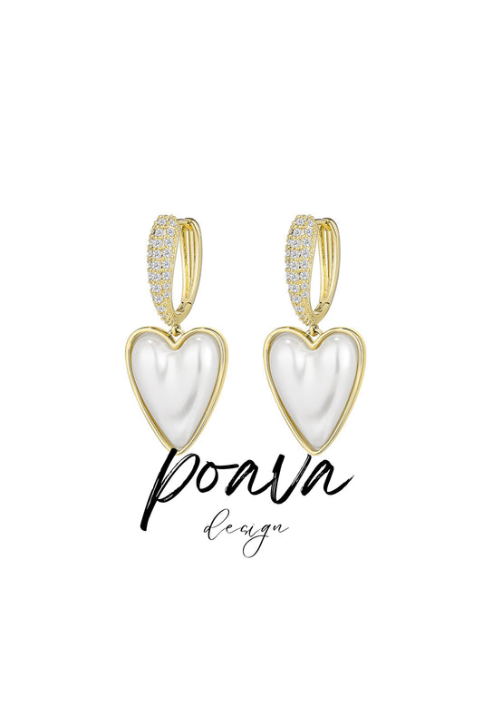 embellished drop earrings