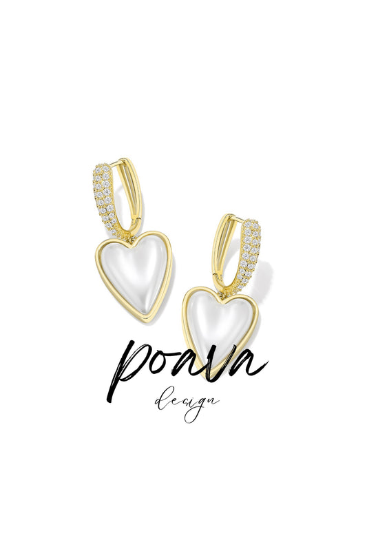 embellished drop earrings