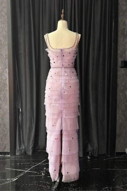 ARWA EMBELLISHED MAXI DRESS IN PURPLE