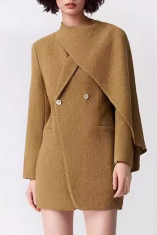 kahki Woolen coat