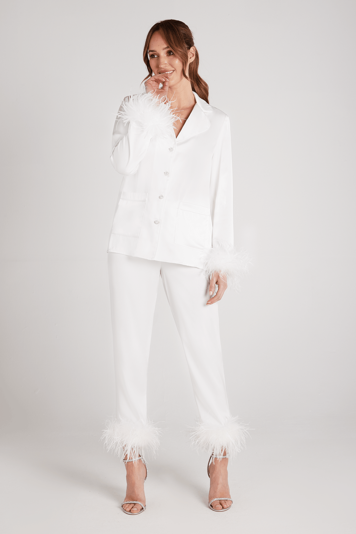 Darcie White Pajamas