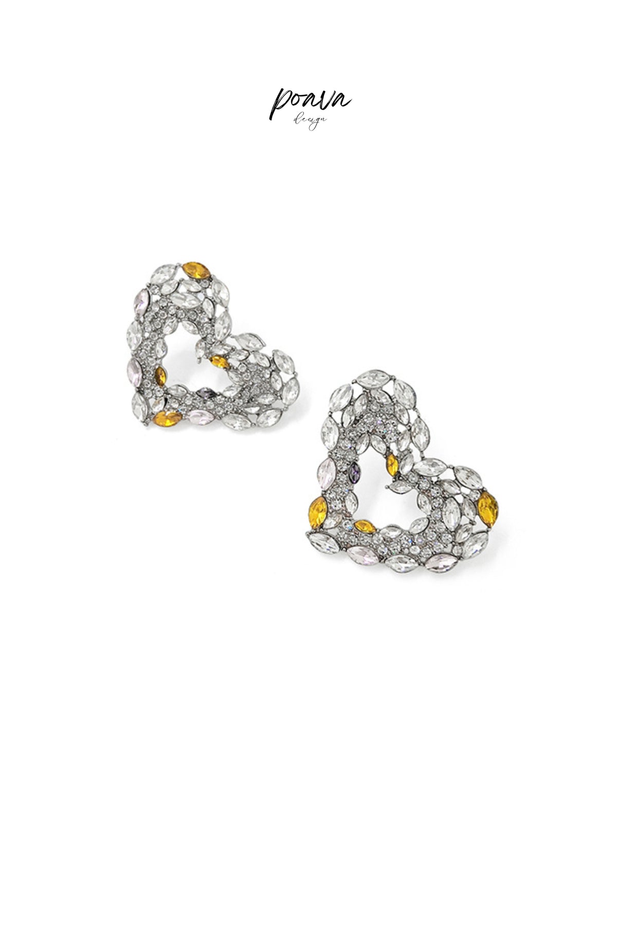 Crystal Embellished Earrings