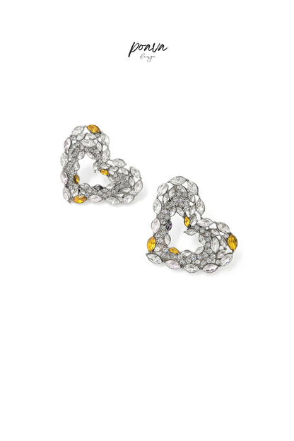 Crystal Embellished Earrings