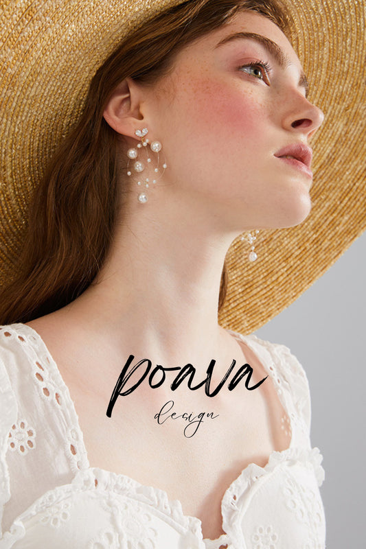 Pearl earrings