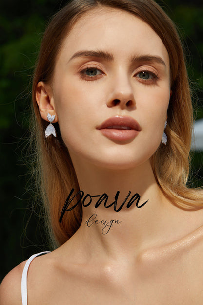 embellished mermaid earrings