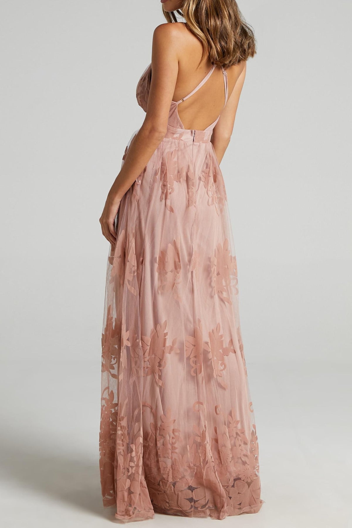 Promenade Maxi Dress in Blush