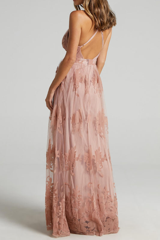 Promenade Maxi Dress in Blush
