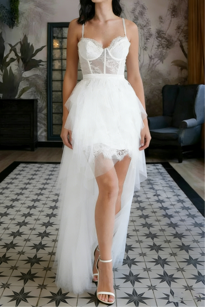 Forever Love Tulle Maxi Dress - White