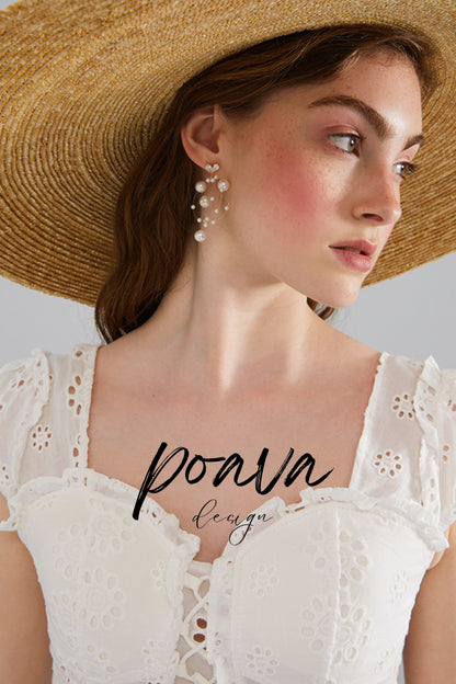 Pearl earrings