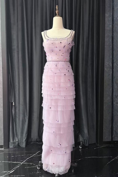 ARWA EMBELLISHED MAXI DRESS IN PURPLE