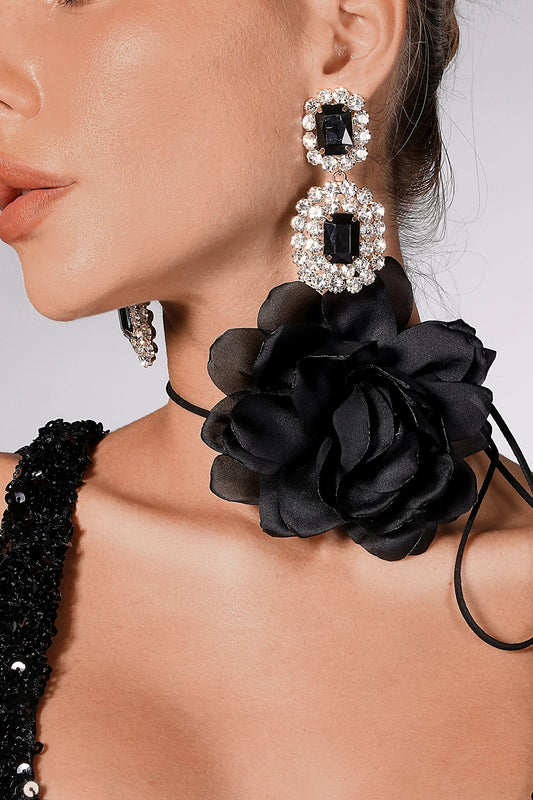 Fabiana Rectangular Gemstone Earrings
