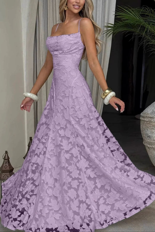 Francis Maxi Dress-Purple