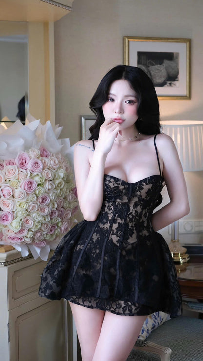 Alessia Lace Mini Dress