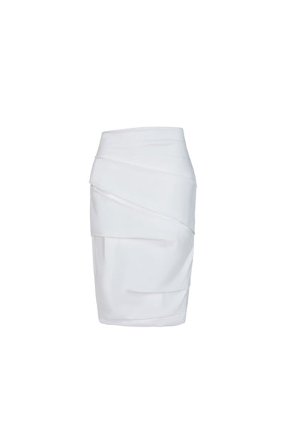 Bandage Midi Dress in White